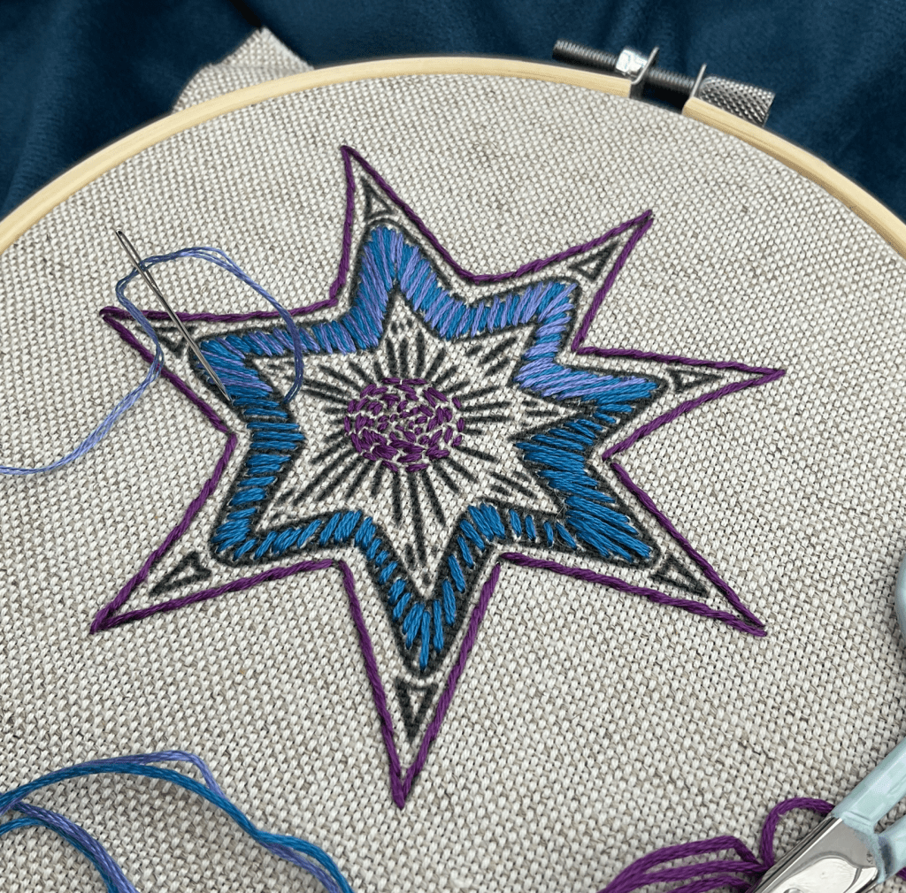 From your first embroidery stitch a Yelling Tree Press kit is suitable to guide and inspire your embroidery adventures